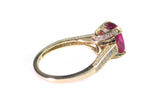 Pink Tourmaline Ring .