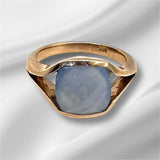 Blue Chalcedony Ring.
