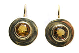 Citrine earrings .