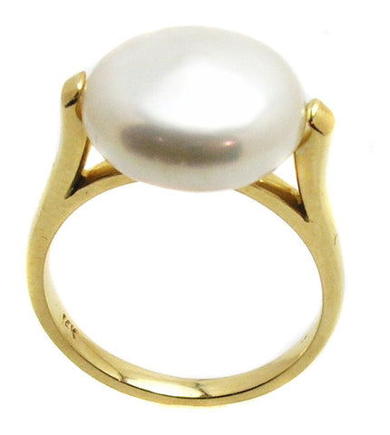 Coin pearl Ring