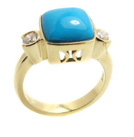 Turquoise Ring .