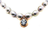 Aquamarine/Pearl Necklace