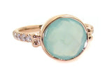 Blue/Green Chalcedony Ring