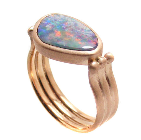 Opal Ring .