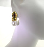 South Sea pearl earrings