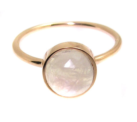 Moonstone Ring .