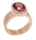 Pink Tourmaline ring .