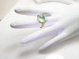 Green Prehnite Ring.