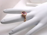 Pink tourmaline Ring