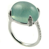 Green Prehnite Ring.