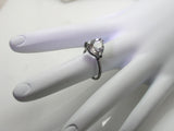 White topaz ring