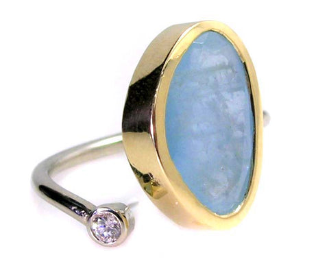 Aquamarine Ring.